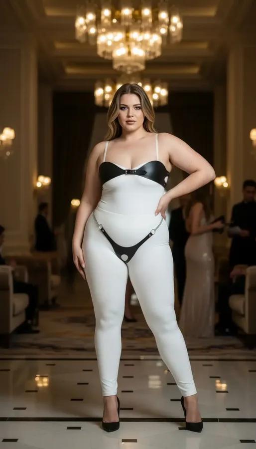büyük beden siyah vegan deri harness takım gümüş zincir ve O-halka detaylı göğüs bandı
